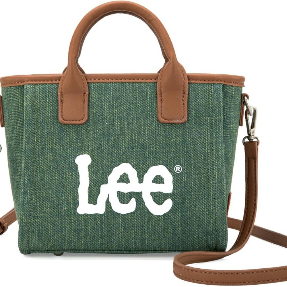 x Lee Tote Bag for Woman Denim Handbag Crossbody Shoulder Bag with Strap